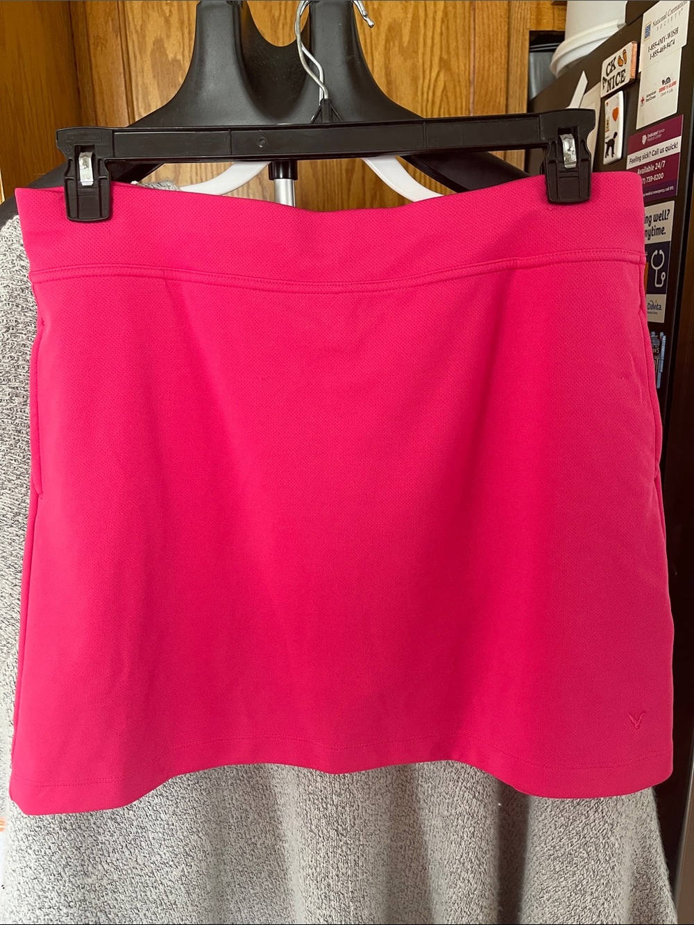 Callaway Bright Pink Performance Golf Skorts Skirt Large